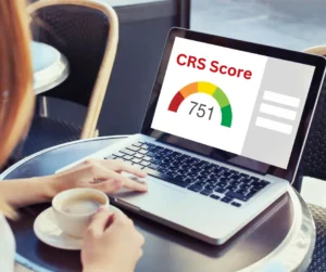 African professional analyzing CRS Score chart